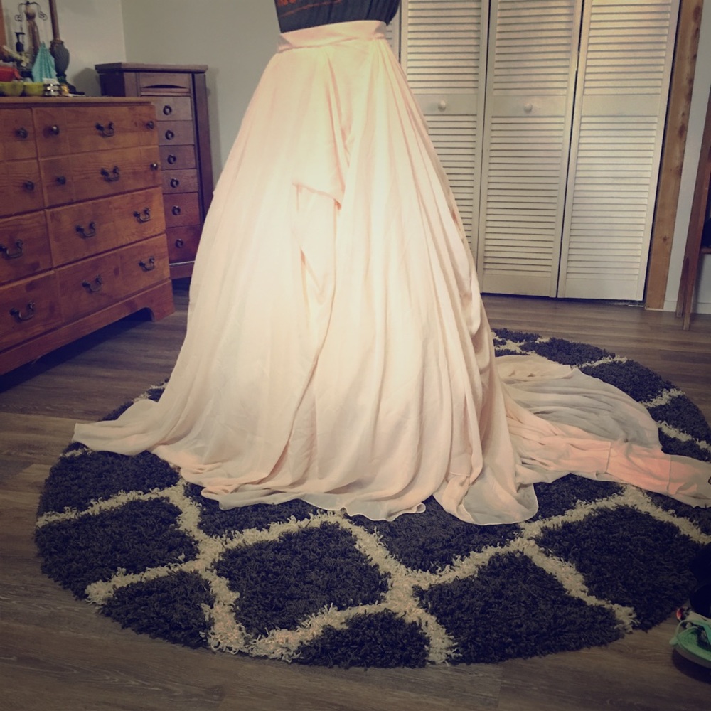 Poofy skirt/tulle light pink